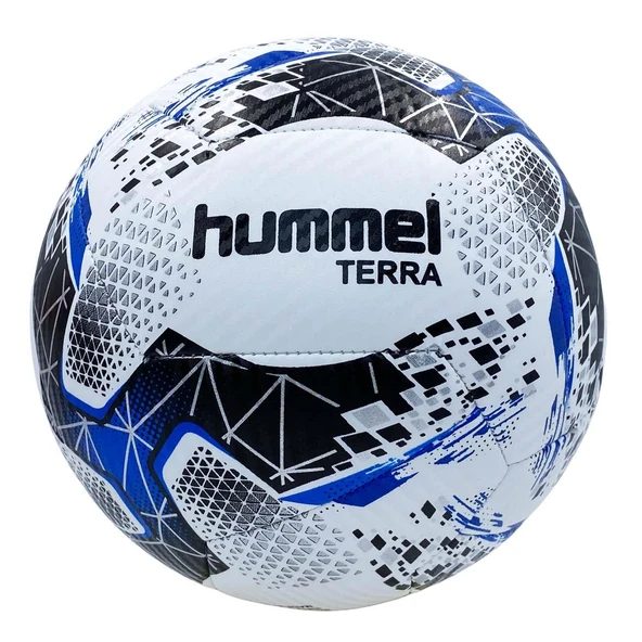 Hummel 980324 Terra Futbol Topu Beyaz-Mavi ürün görseli 1