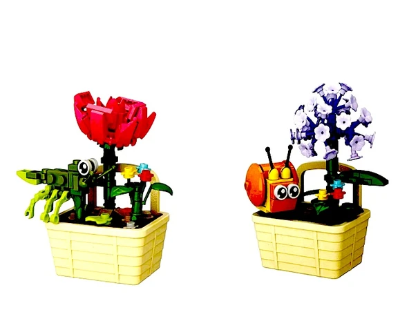 Prestij Çiçek Lego 90 Parça Seri Büyük Farklı Model - 1 adet ürün görseli 1