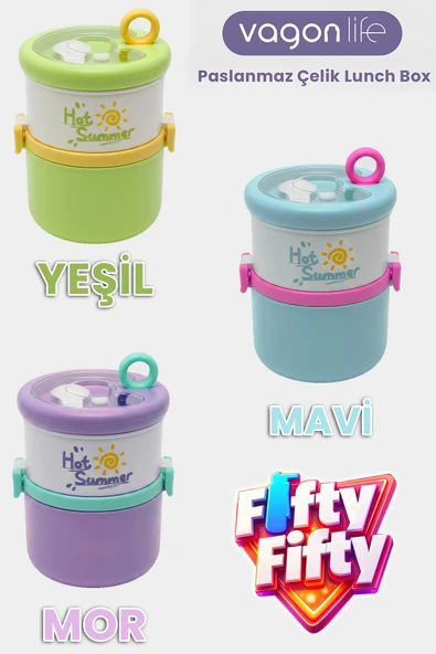 1280 ML 2 Kat Sızdırmaz 304 Paslanmaz Çelik Bento Lunch Box Yeni Nesil Sefer Tası -FFLBOX12167 ürün görseli 1
