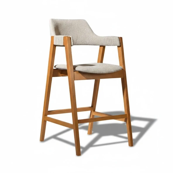 Vector Ahşap Bar Sandalyesi - Resim 3