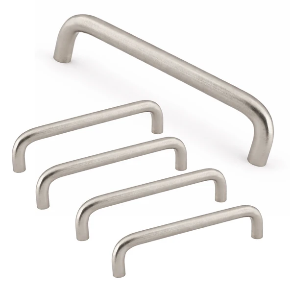 Özen Metal (128 mm - 12.8 cm) Saten Renk Mobilya Mutfak Çekmece Dolap Kapak Kulbu Kulpu Kulpları ürün görseli 1