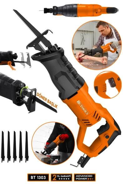 BUTOOLS  9000 Xdrive 6 Kademe Devir Ayarli Bakir Sargili Kemik Kesme Tilki Kuyruğu Testere Makine ürün görseli 1