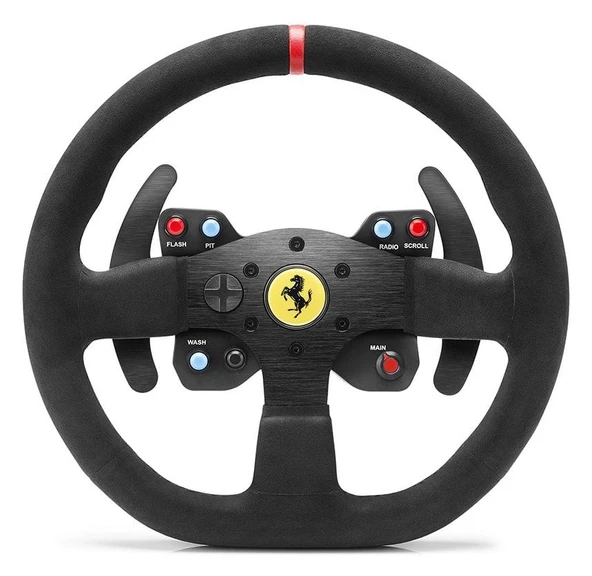 THRUSTMASTER F599XX EVO 30 WHEEL FERRARI TM-RW4060071 ADD-ON ALCANTRA EDITION Yarış Direksiyonu  Oyun kumandası ürün görseli 1