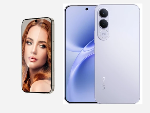 Vivo V70 FE ile Uyumlu Ayna (Mirror) 9H Kırılmaz Nano Ekran Koruyucu | Ekran Kapalıyken Ayna ürün görseli 1