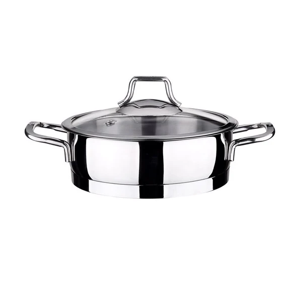 Leggno VIT1316SHK18 Vita Cam Kapaklı Çelik Sahan 18cm 271.40.0199 ürün görseli 1