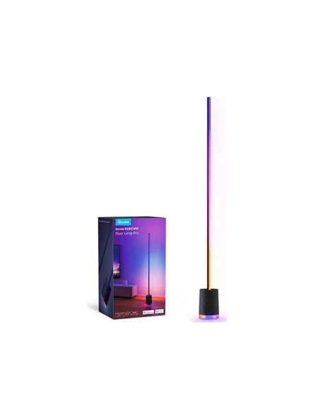 Govee Lyra Pro Matter Destekli, 2100 Lümen, Dahili Bluetooth Hoparlörlü Köşe Lambası - Siyah ürün görseli 1