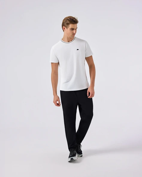 Ellesse Erkek Beyaz Triko Tişört 6SM5058-OF ürün görseli 1