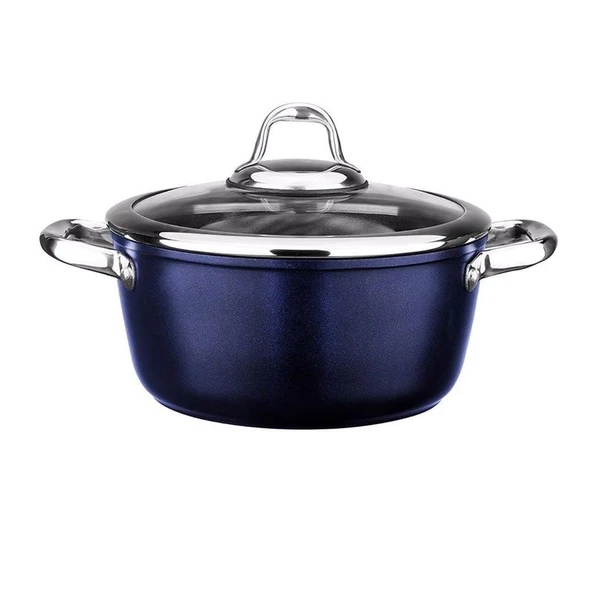 Leggno MST2828DT24BL Master Titanium Tencere Mavi 24cm ürün görseli 1