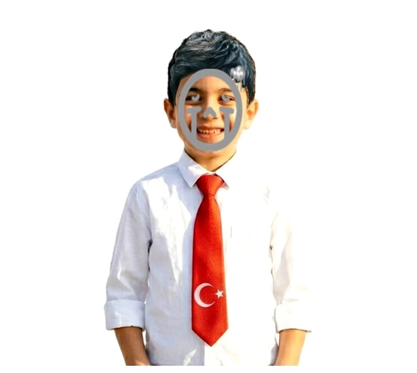 Bayrak Kravat Ayyıldızlı Kravat - 3 adet ürün görseli 1