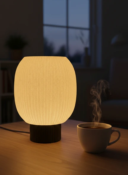 Designobee Styline Modern Abajur ve Masa Lambası Ambiyans Lambası, Dekoratif LED Abajur ürün görseli 1