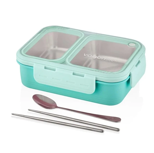 Vagon Çelik Beslenme Kutusu Lunch Box Paslanmaz 700 Ml Mavi Xc-7096 ürün görseli 1