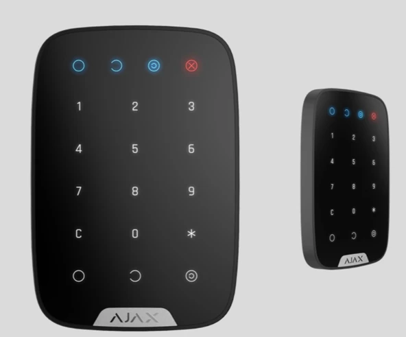 Ajax Keypad Kablosuz 868MHZ Alarm Tuş Takımı Siyah ürün görseli 1