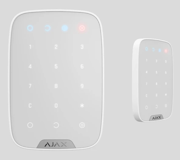Ajax Keypad Kablosuz 868MHZ Alarm Tuş Takımı Beyaz ürün görseli 1