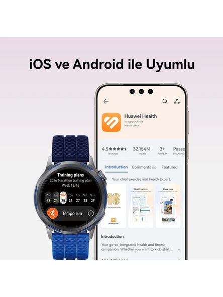 Huawei Watch GT Runner 2 Turuncu Akıllı Saat - Resim 4