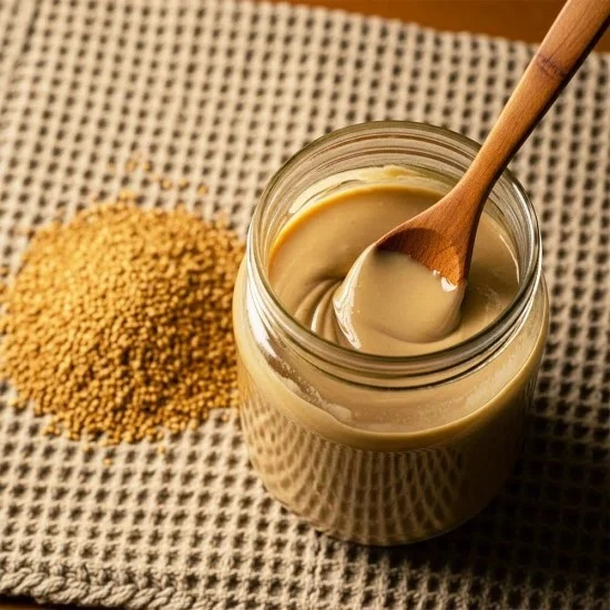 EBU TALHA TAZE ÇEKİLMİŞ TAHİN 1 KG ürün görseli 1