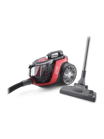 Arzum AR4126 Olimpia Focus Cyclone 800W Filtreli Elektrikli Süpürge HEPA 13 Filtre, Kırmızı ürün görseli 1