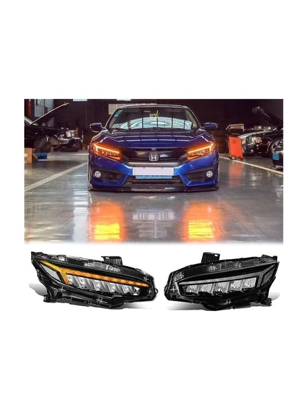 honda civic fc5  2016.2021  uyumlu  matrix led far ürün görseli 1