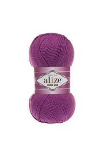 Alize 1 Yumak Mor Cotton Gold 122 - Resim 2