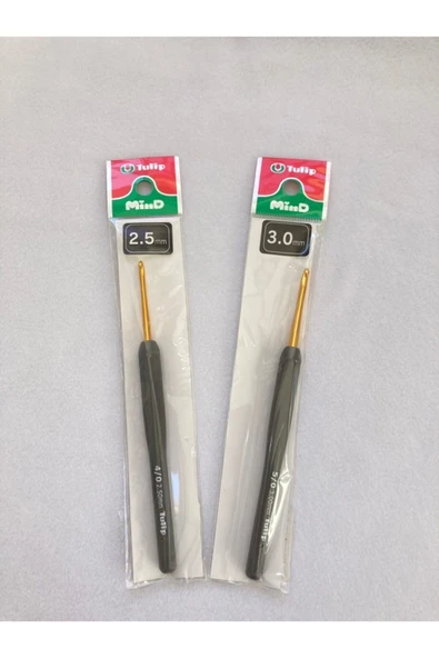 Tulip Etimo Mind Yumuşak Silikon Saplı 2'li Tığ Seti 2.5 Ve 3.0 Mm ürün görseli 1