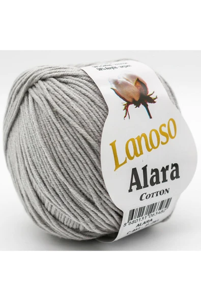 Lanoso Alara El Örgü İpliği - 951 Açık Gri - ürün görseli 1