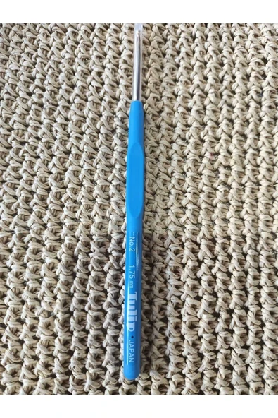 Tulip Silikon Yumuşak Saplı Örgü-dantel Tığı 2 Numara 1,75 Mm (BU TIĞ 2MM KALIN TIĞ DEĞİLDİR) ürün görseli 1