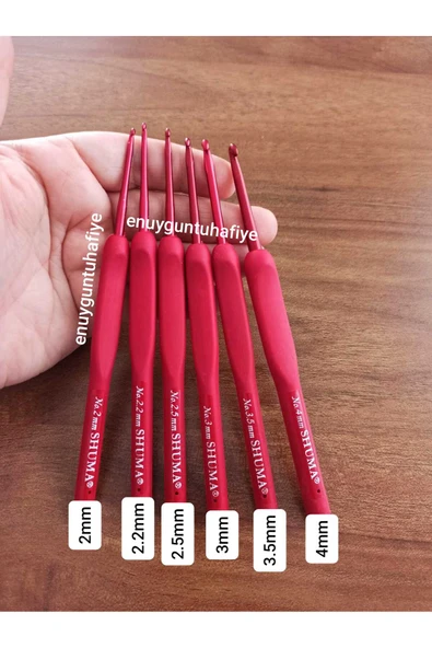 Enuyguntuhafiye 5.5mm Shuma Silikon Saplı Kırmızı Tığ ürün görseli 1