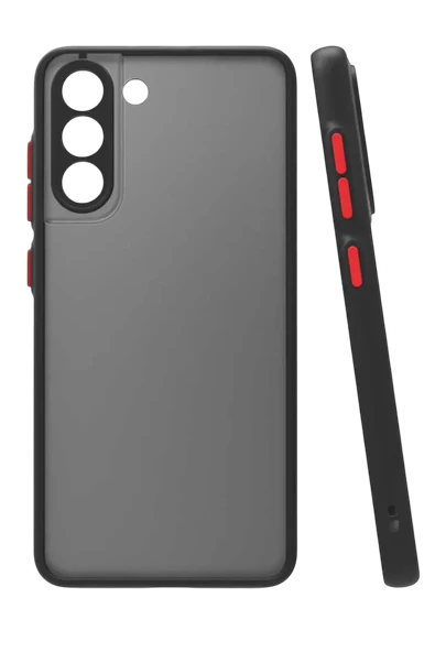 Newface Samsung Galaxy S21 FE Kılıf Montreal Silikon Kapak - Siyah ürün görseli 1