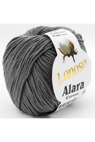 Lanoso Alara El Örgü İpliği - 953 Füme - ürün görseli 1