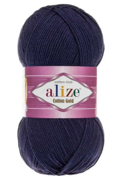 Alize COTTON GOLD LACİVERT 1 ADET COLAR : 58 ürün görseli 1