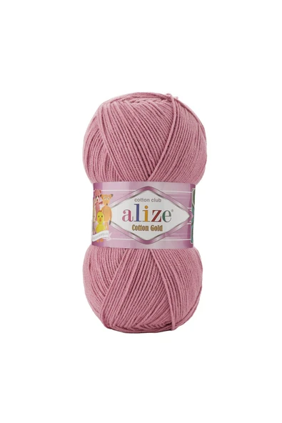 Alize COTTON GOLD 676 NOSTALJİ GÜL 100GR TEKLİ ürün görseli 1