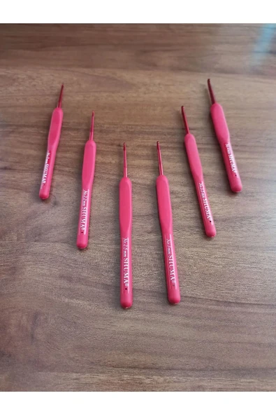 shuma Kırmızı Yumşak Saplı Silikon Tığ 1 Adet ürün görseli 1