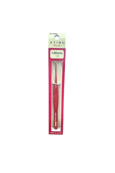 Tulip Etimo Red - 1.80 mm (KIRMIZI) Silikon Saplı Tığ ürün görseli 1