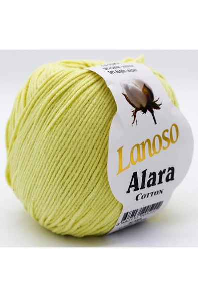 Lanoso Alara El Örgü İpliği - 914 Açık Sarı - ürün görseli 1