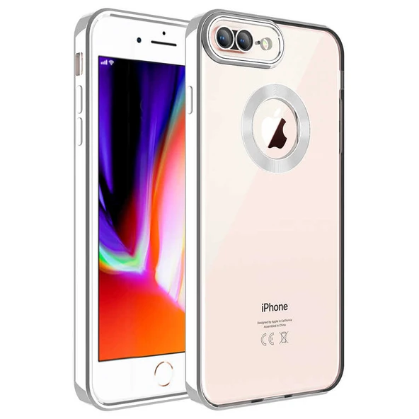 Apple iPhone 7 Plus Kılıf Kamera Korumalı Logo Gösteren Zore Omega Kapak ürün görseli 1
