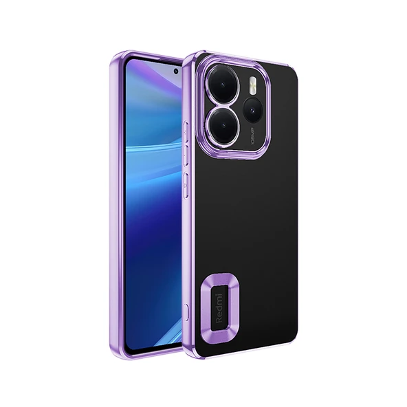 Xiaomi Redmi Note 14 4G Kılıf Kamera Korumalı Logo Gösteren Zore Omega Kapak ürün görseli 1