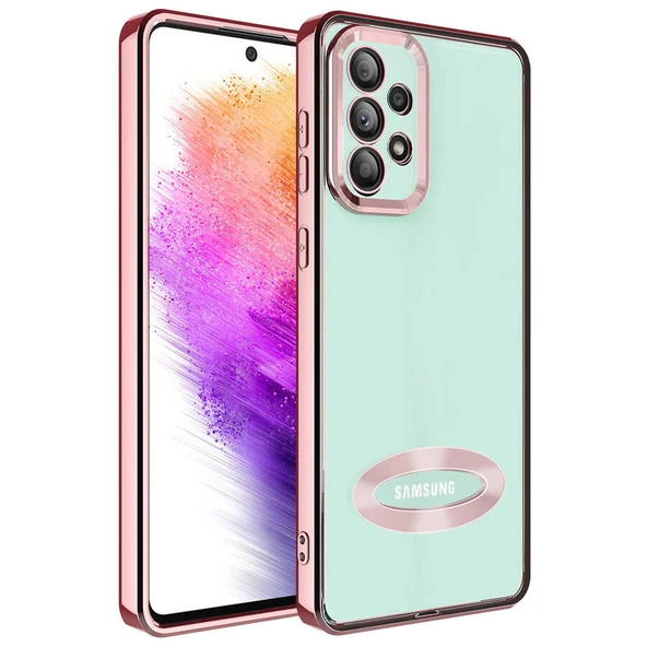 Galaxy A33 5G Kılıf Kamera Korumalı Logo Gösteren Zore Omega Kapak ürün görseli 1