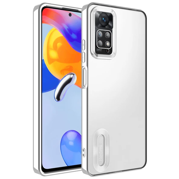 Xiaomi Redmi Note 11 Pro 5G Kılıf Kamera Korumalı Logo Gösteren Zore Omega Kapak ürün görseli 1