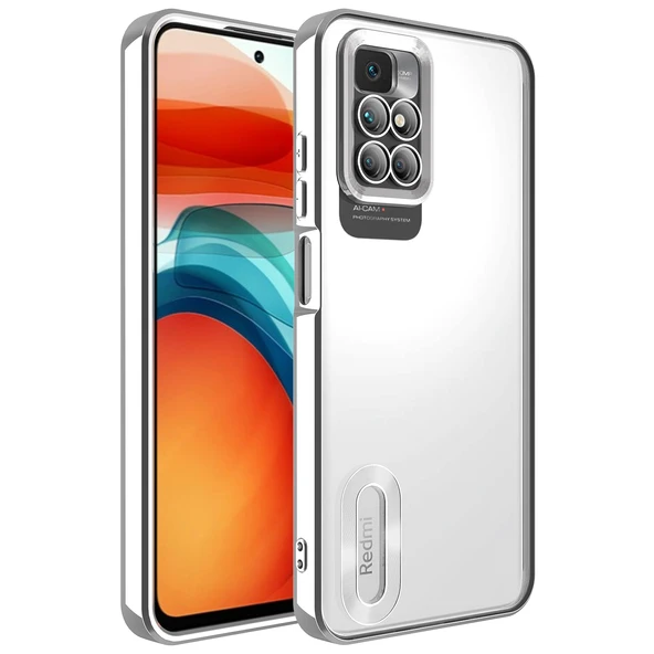 Xiaomi Redmi 10 Kılıf Kamera Korumalı Logo Gösteren Zore Omega Kapak ürün görseli 1