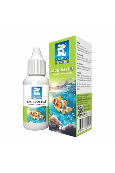 Nanbell Bacterial Plus Akvaryum Balıkları İçin Bakteri Kültürü 50 ml ürün görseli 1