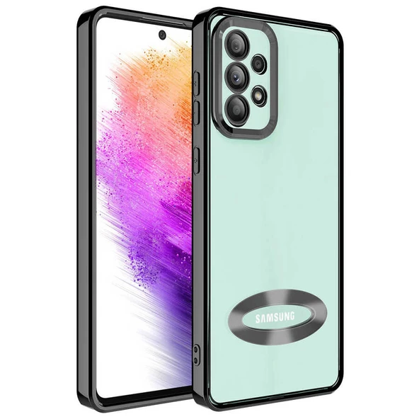Galaxy A73 Kılıf Kamera Korumalı Logo Gösteren Zore Omega Kapak ürün görseli 1