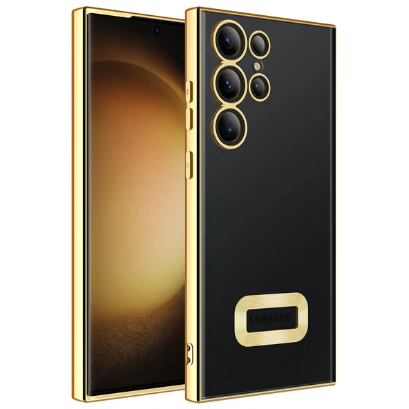 Galaxy S23 Ultra Kılıf Kamera Korumalı Logo Gösteren Zore Omega Kapak ürün görseli 1