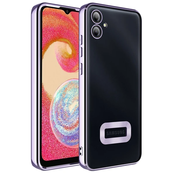 Galaxy A04E Kılıf Kamera Korumalı Logo Gösteren Zore Omega Kapak ürün görseli 1