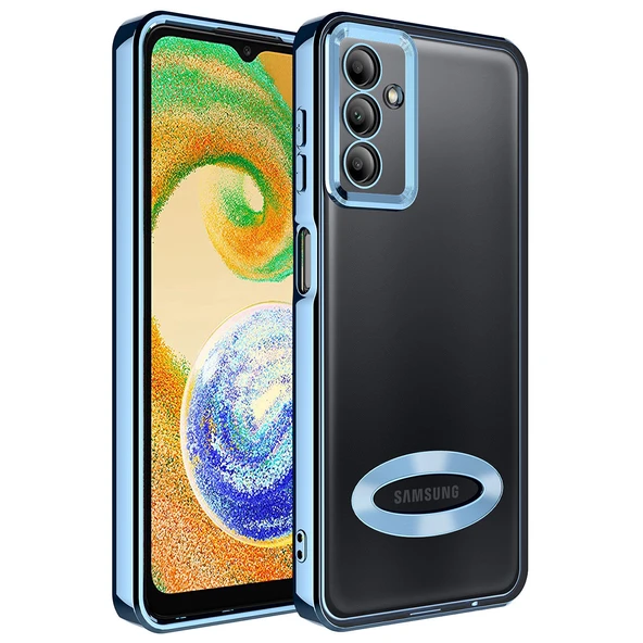 Galaxy A24 Kılıf Kamera Korumalı Logo Gösteren Zore Omega Kapak ürün görseli 1