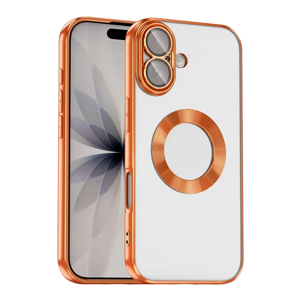 Apple iPhone 17 Kılıf Kamera Korumalı Logo Gösteren Zore Omega Kapak ürün görseli 1