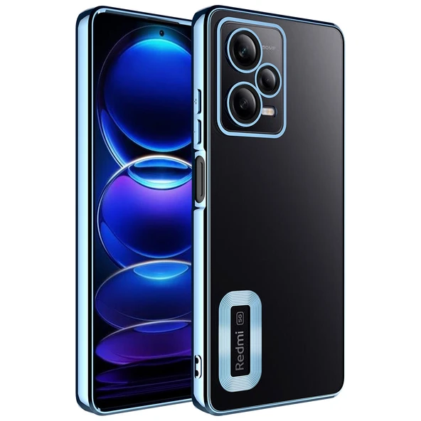 Xiaomi Redmi Note 12 Pro 5G Kılıf Kamera Korumalı Logo Gösteren Zore Omega Kapak ürün görseli 1