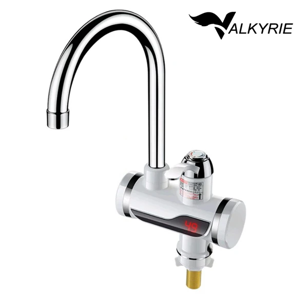 Valkyrie Ani Su Isıtıcılı Musluk Elektrikli Şofben Musluk Dijital Göstergeli 3000W ürün görseli 1