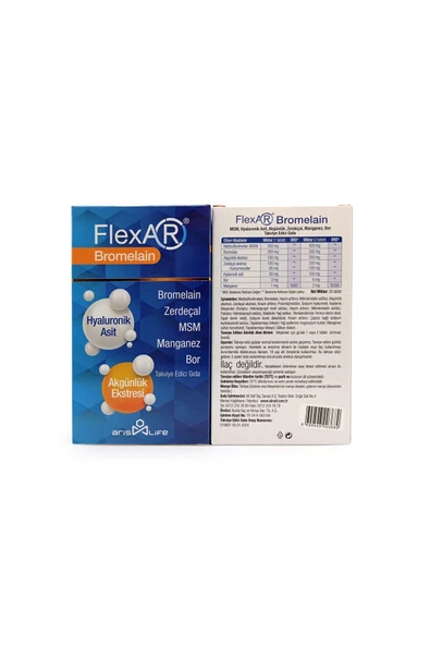 FlexAR Bromelain 30 Tablet 4'lü Paket - Resim 3