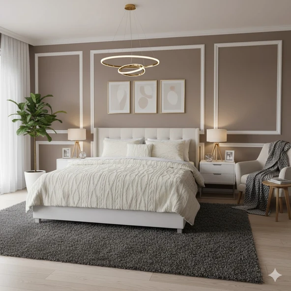 COMFORT YORGAN SETİ ÇİFT KİŞİLİK IVY KREM ürün görseli 1