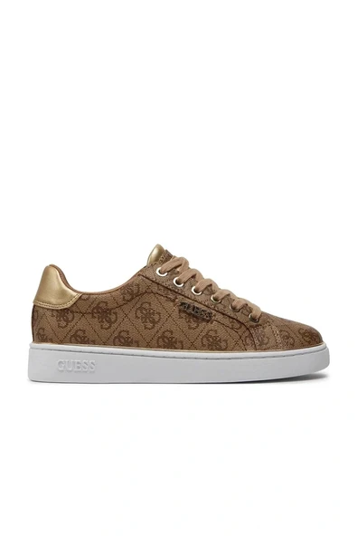 Guess Beckie Kadın Bej/Kahverengi Sneaker FL7BKIFAL12-BEIBR ürün görseli 1