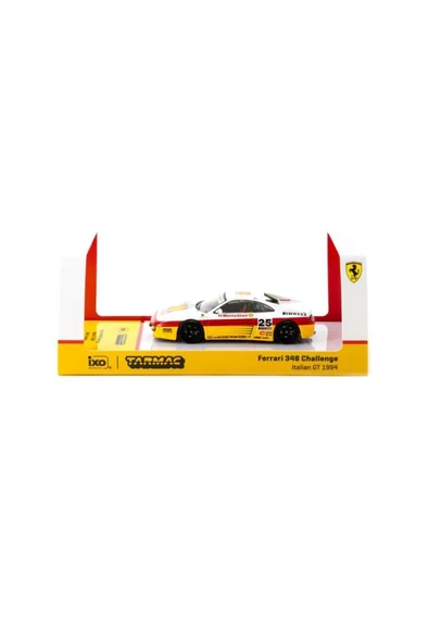 Tarmac XO Ferrari 348 Challenge Italian GT 1994 1/64 Model Araba ürün görseli 1